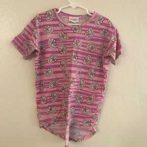 LuLaRoe Gracie Cheshire Cat Print! EUC